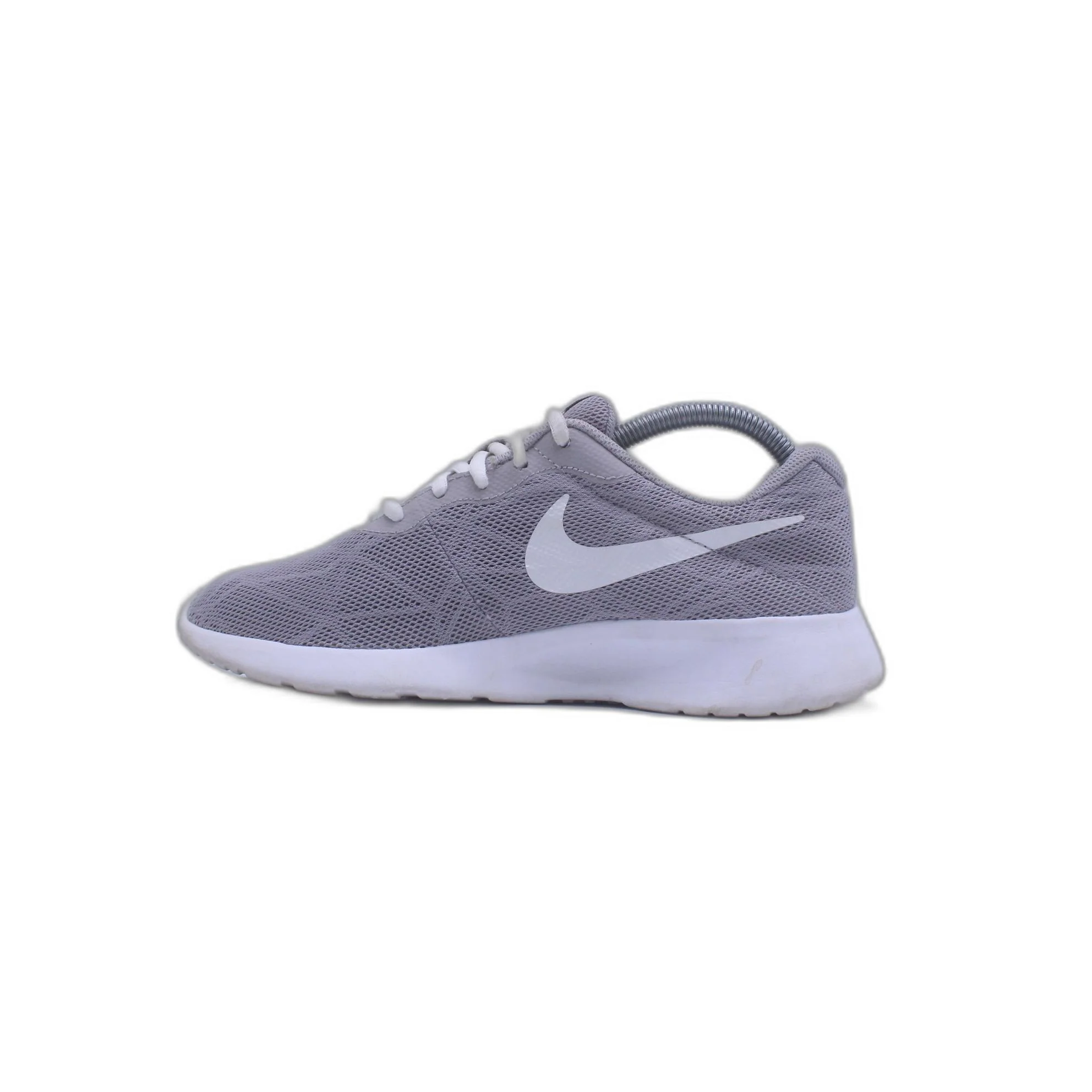 Nike Tanjun Gray White Athletic Comfort Running Shoes - Image 2