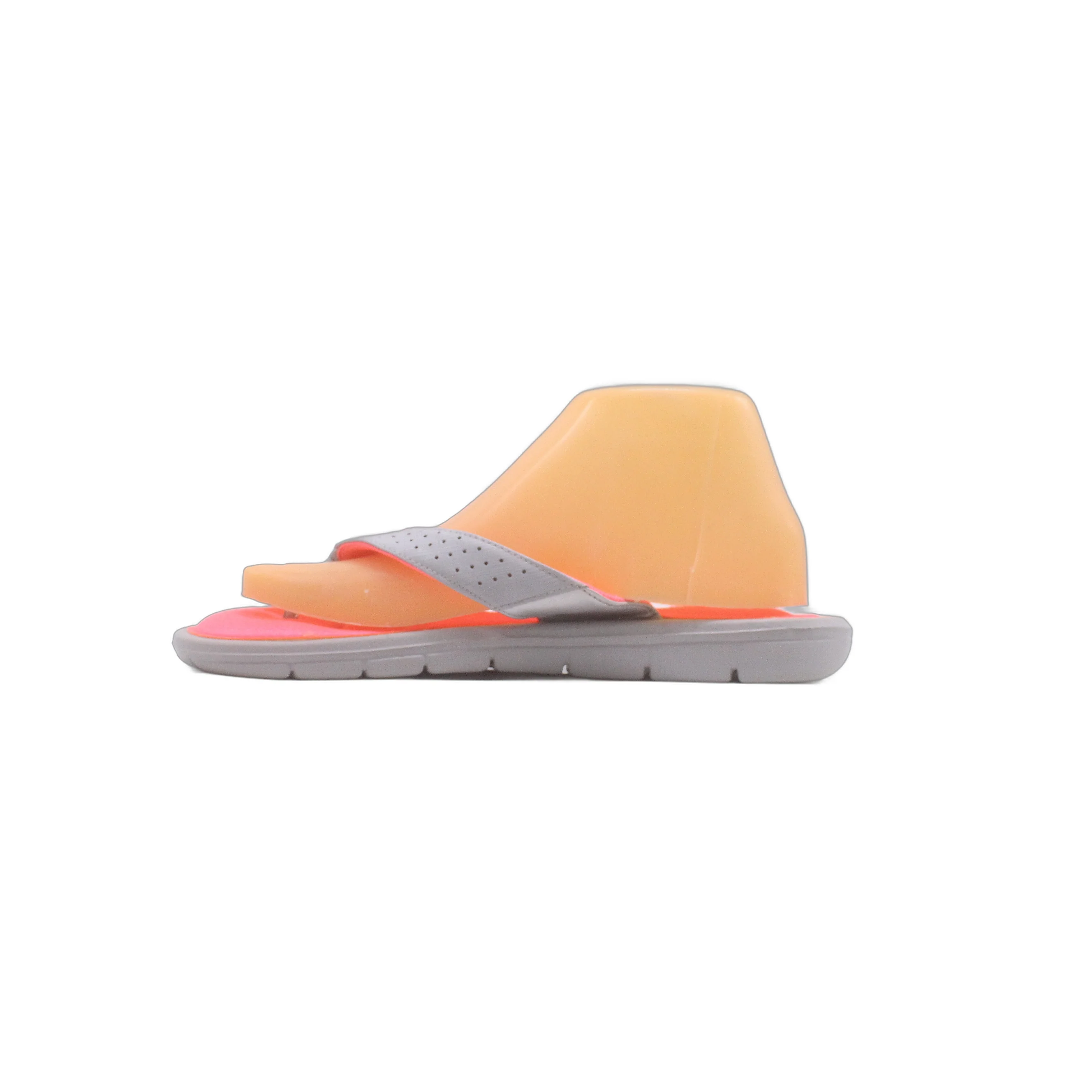 Nike Ultra Comfort Grey Pink Flip Flop Slide - Image 3