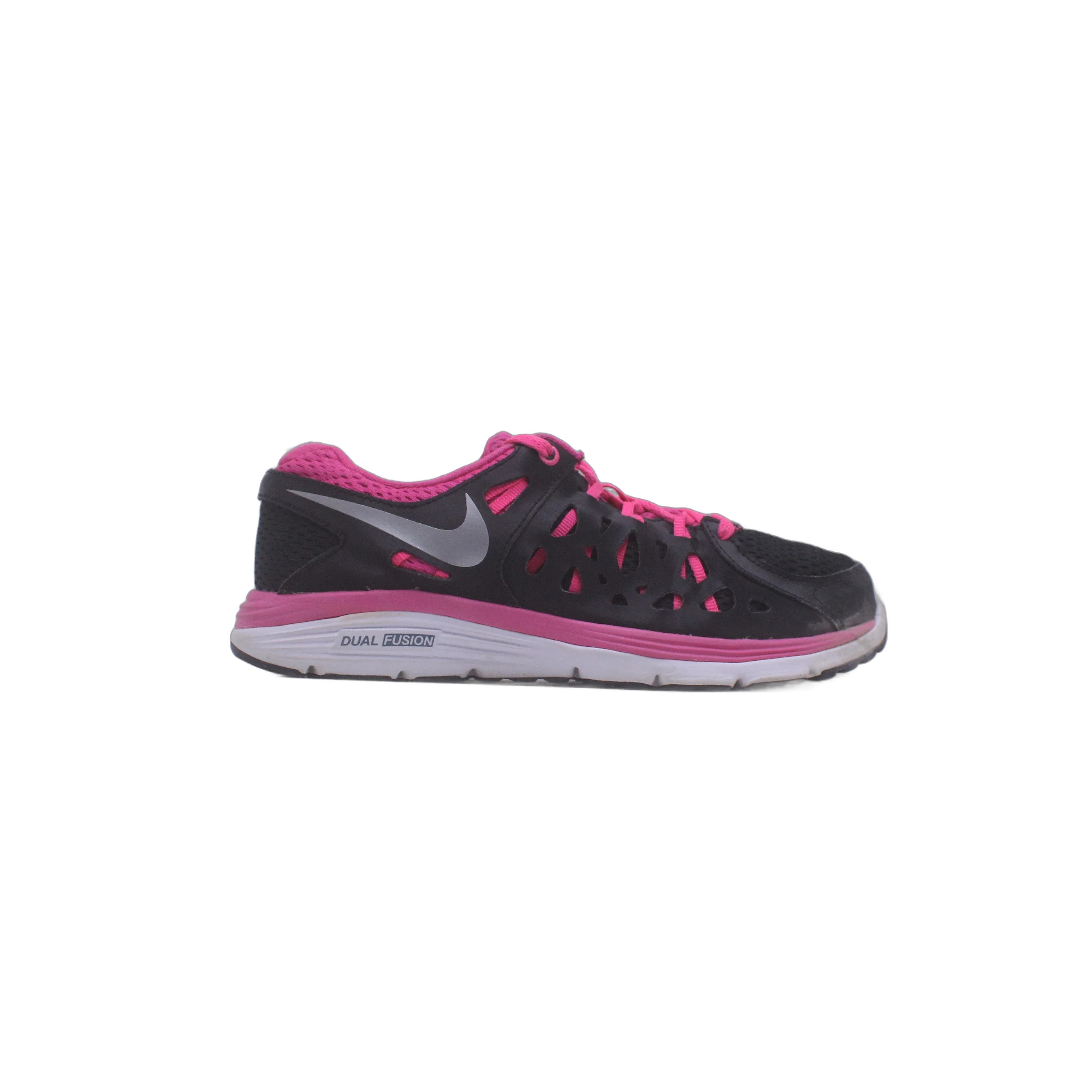 Nike Womens Dual Fusion Run 2 599564-006 Black Running Shoe
