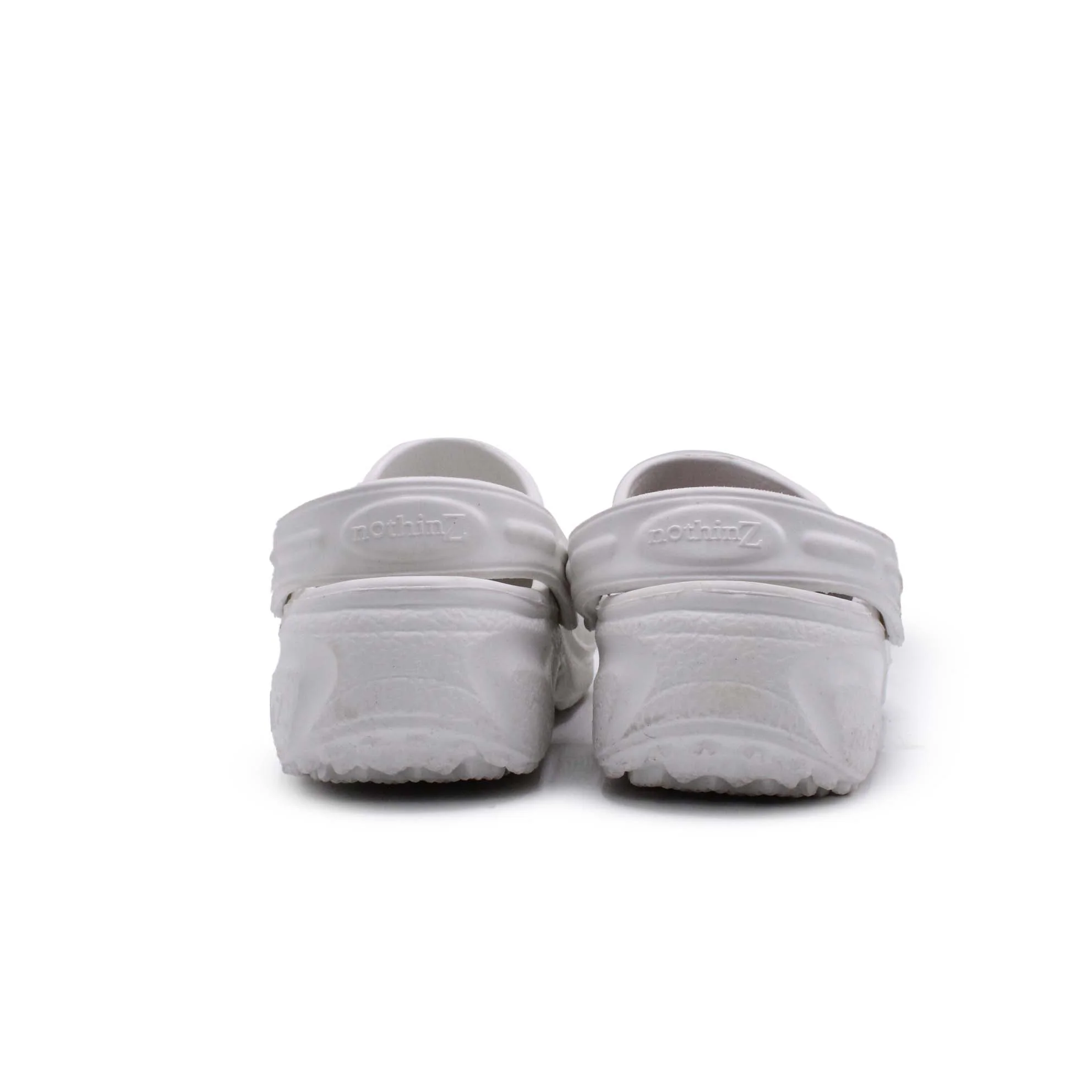 Nothinz White Clog - Image 5