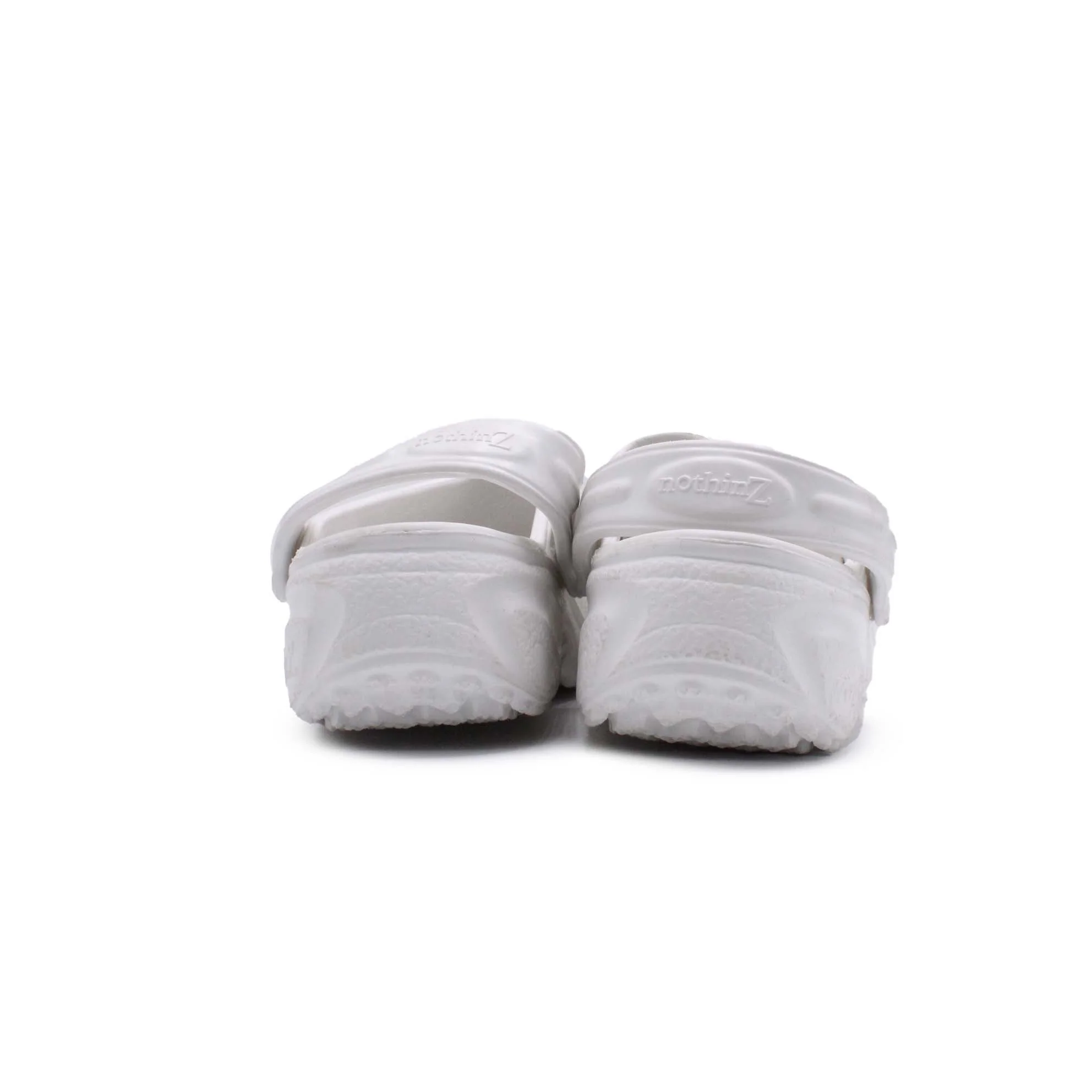 Nothinz White Clog - Image 5