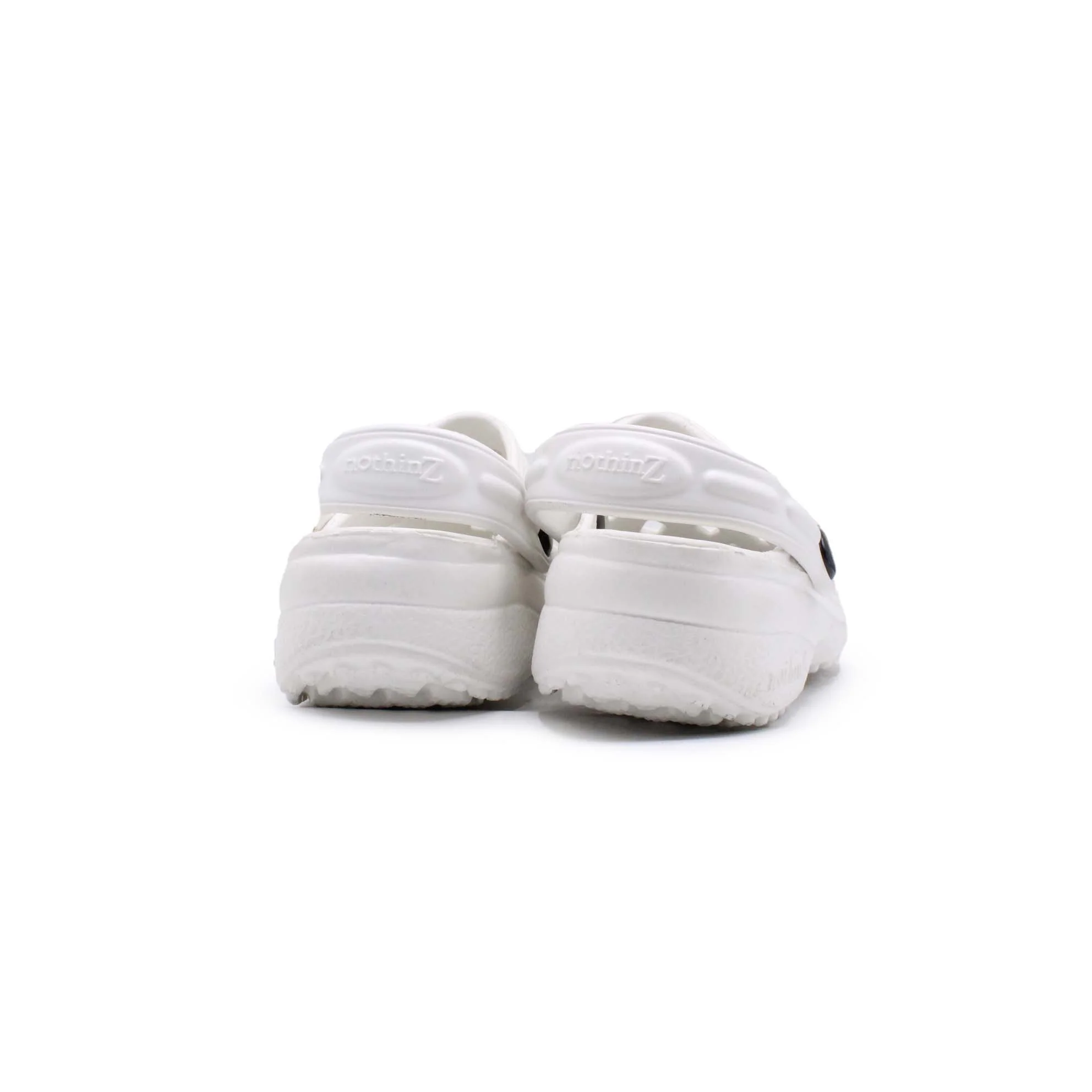 NOTHINZ WHITE SIMPLE CLOG - Image 4