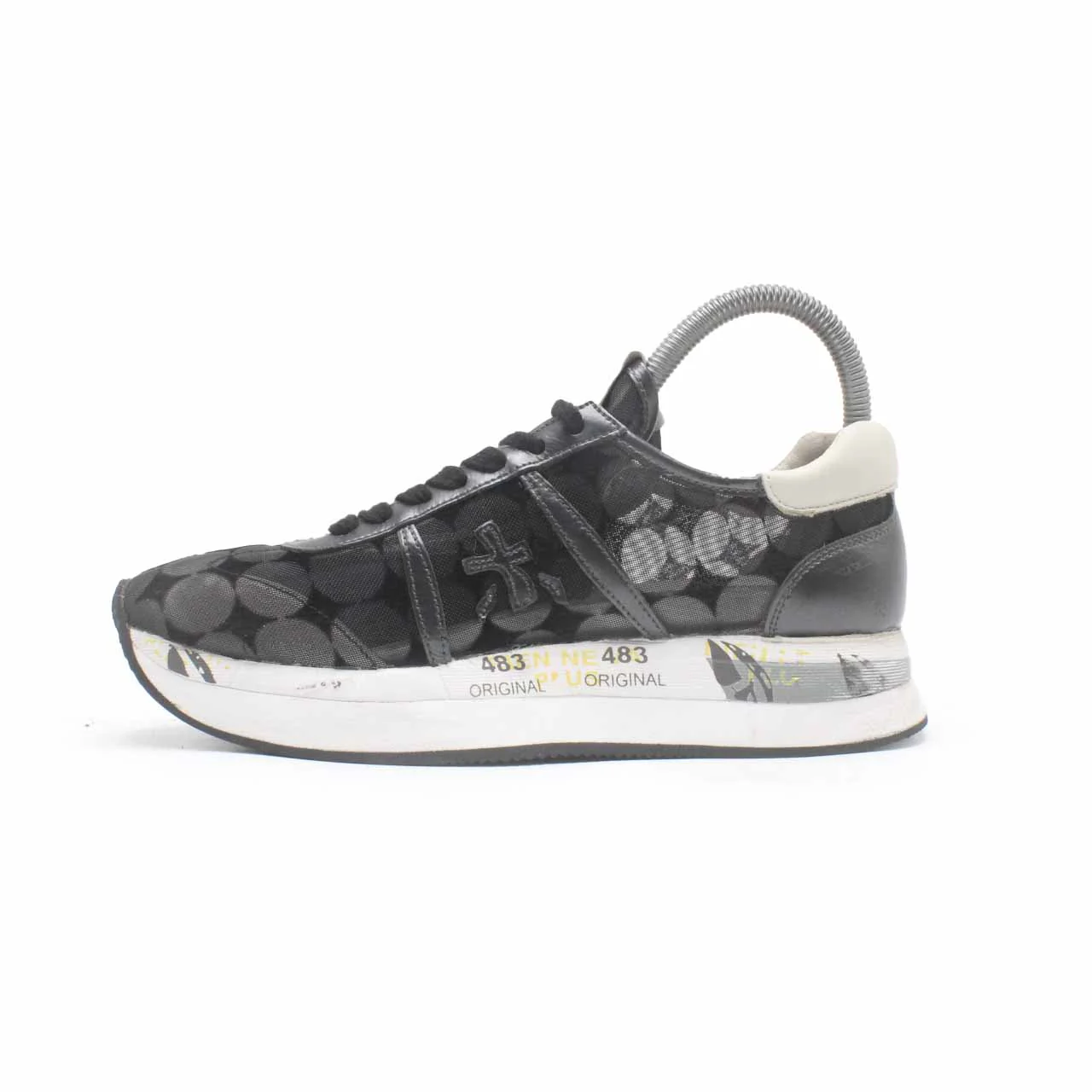 Premiata Conny Polka Dot Mesh Training Shoe - Image 3