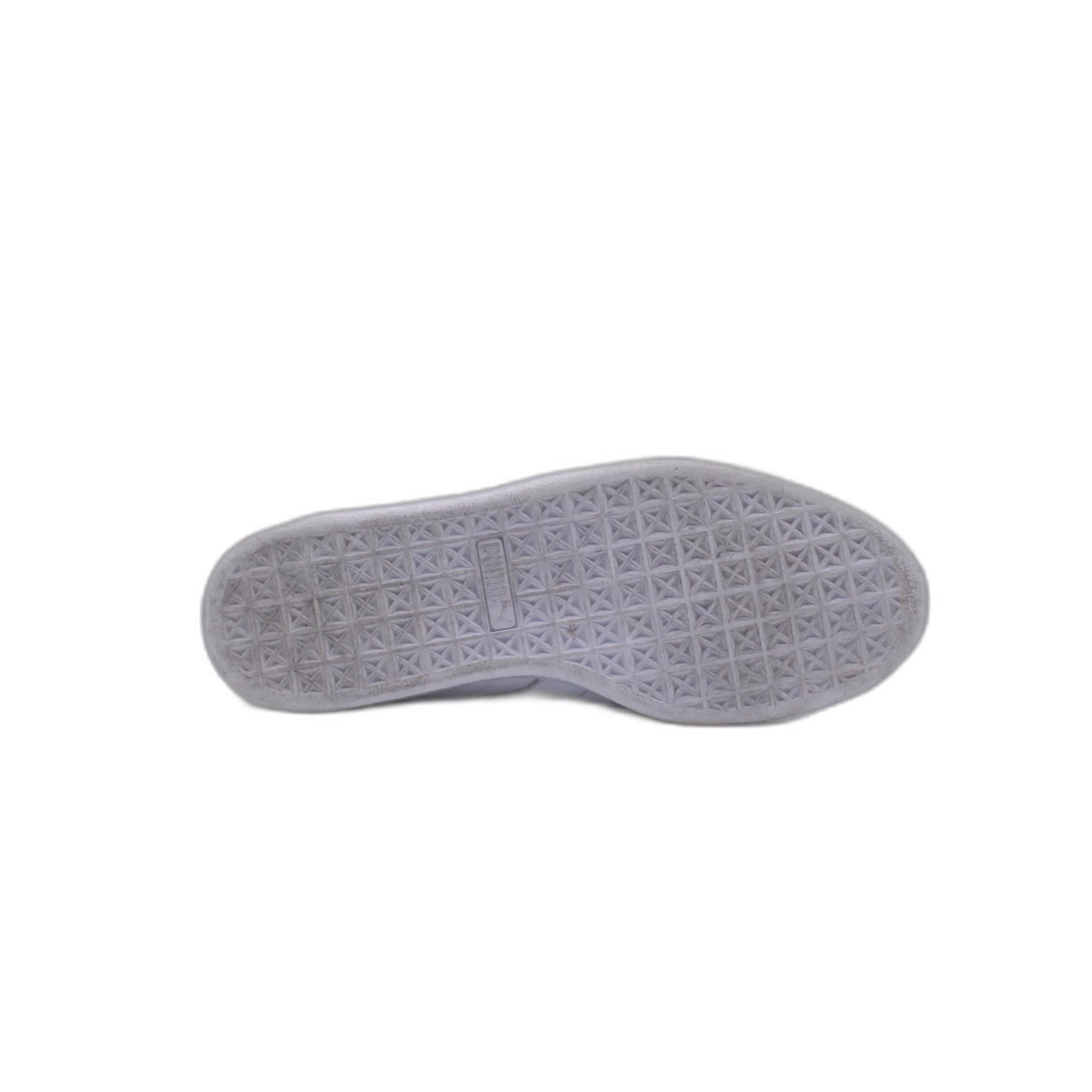 Puma Basket Crush Womens Trainers Low White Casual Lace Up Shoe - Image 3