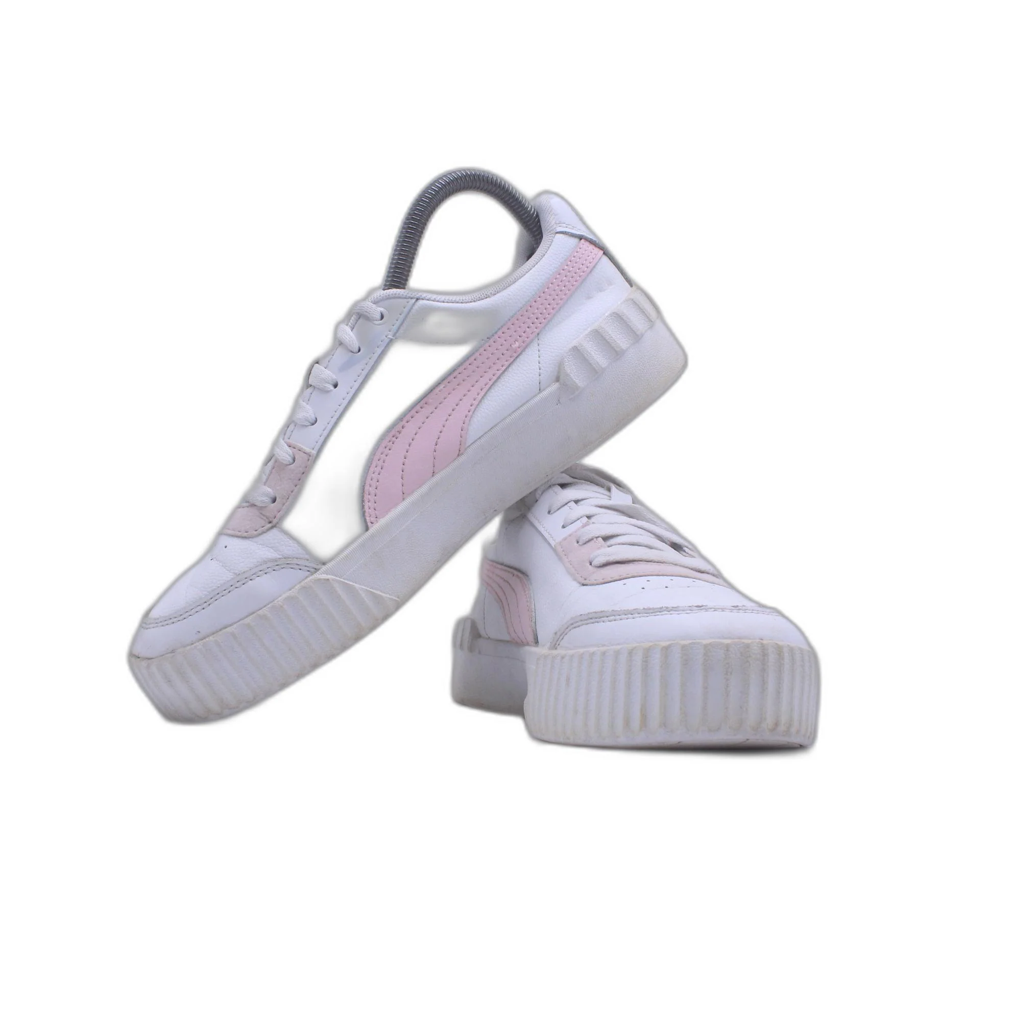 Puma Carina Lift Women's Streetstyle Sneaker Clubwear White - Pink Lady - Image 3