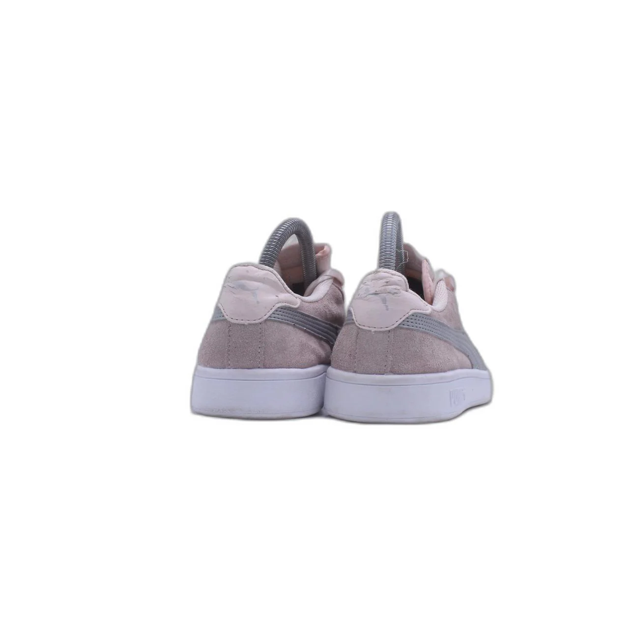 Puma Girls Pink Suede With Ribbon Lace - Image 4