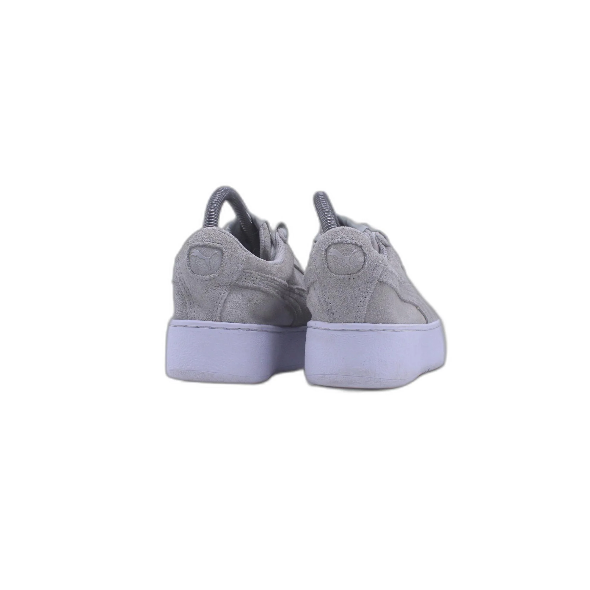 Puma Junior 364921 05 Suede platform Glam Jr Trainers - Image 4