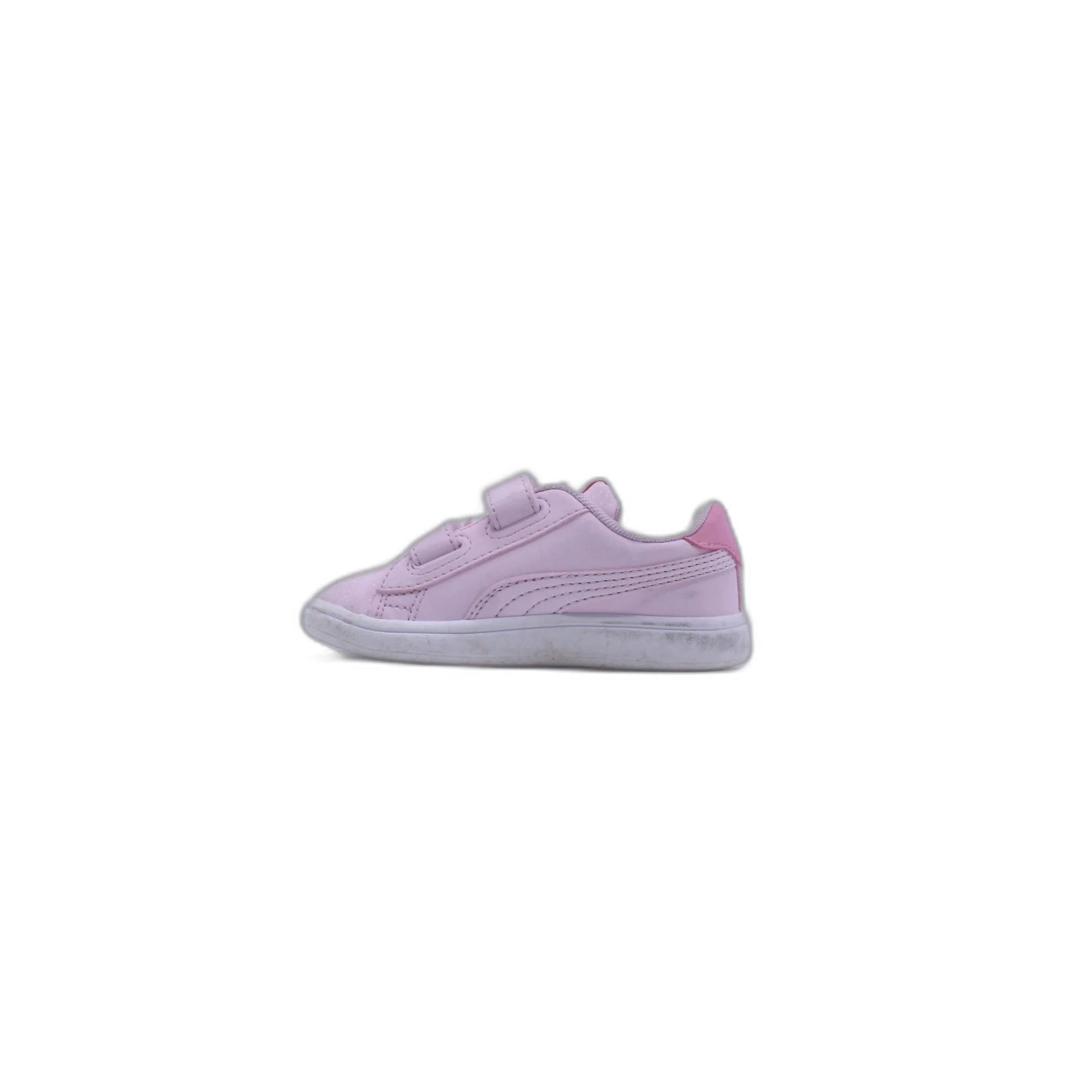 PUMA Little Kids Girls' Smash 3.0 Badges Sneaker - Image 2