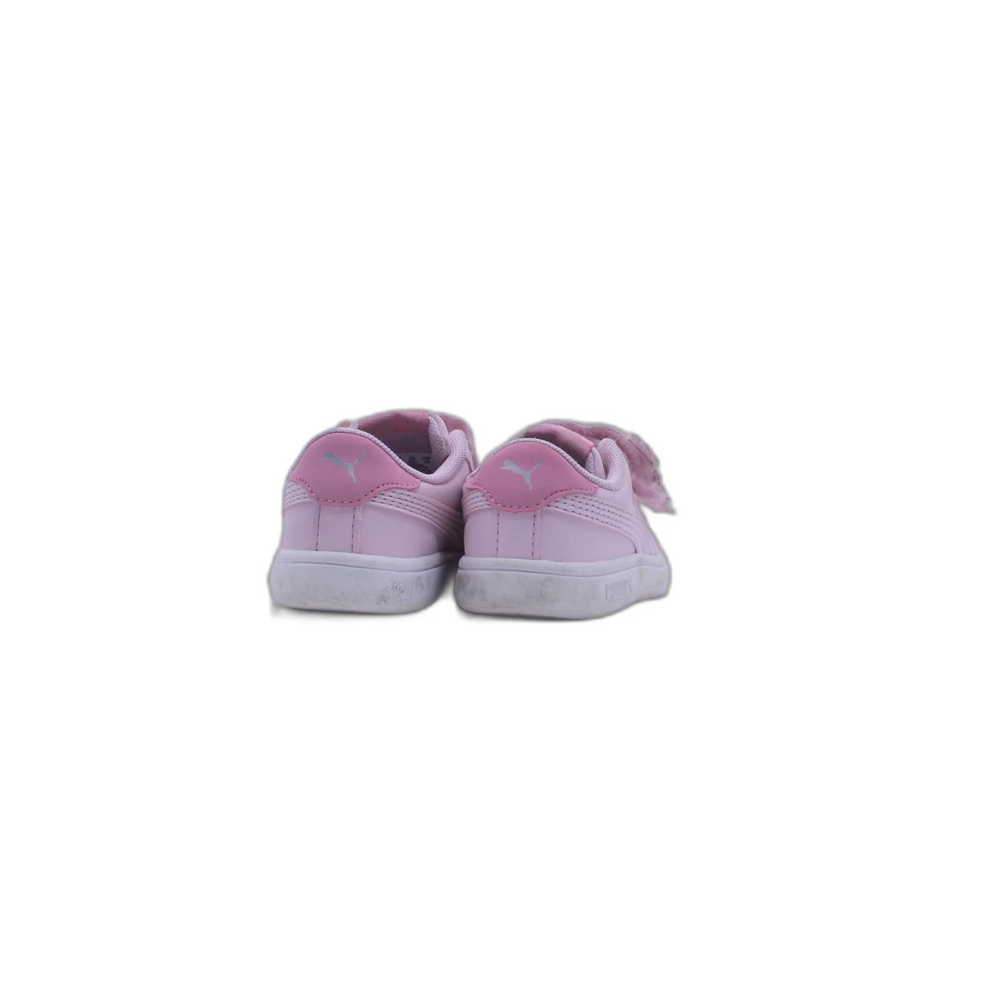 PUMA Little Kids Girls' Smash 3.0 Badges Sneaker - Image 4
