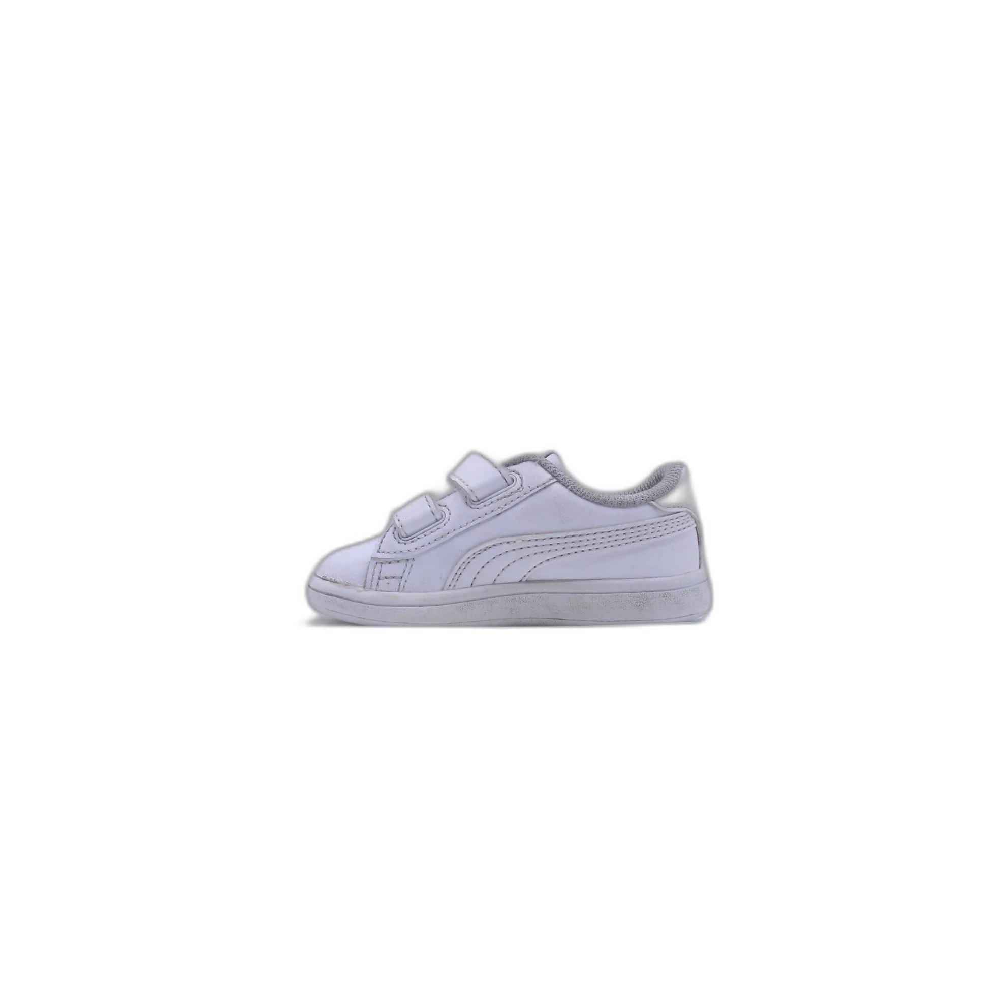 Puma Smash V2 L Repeat Ac Lace Up  Toddler Boys White Sneaker - Image 2