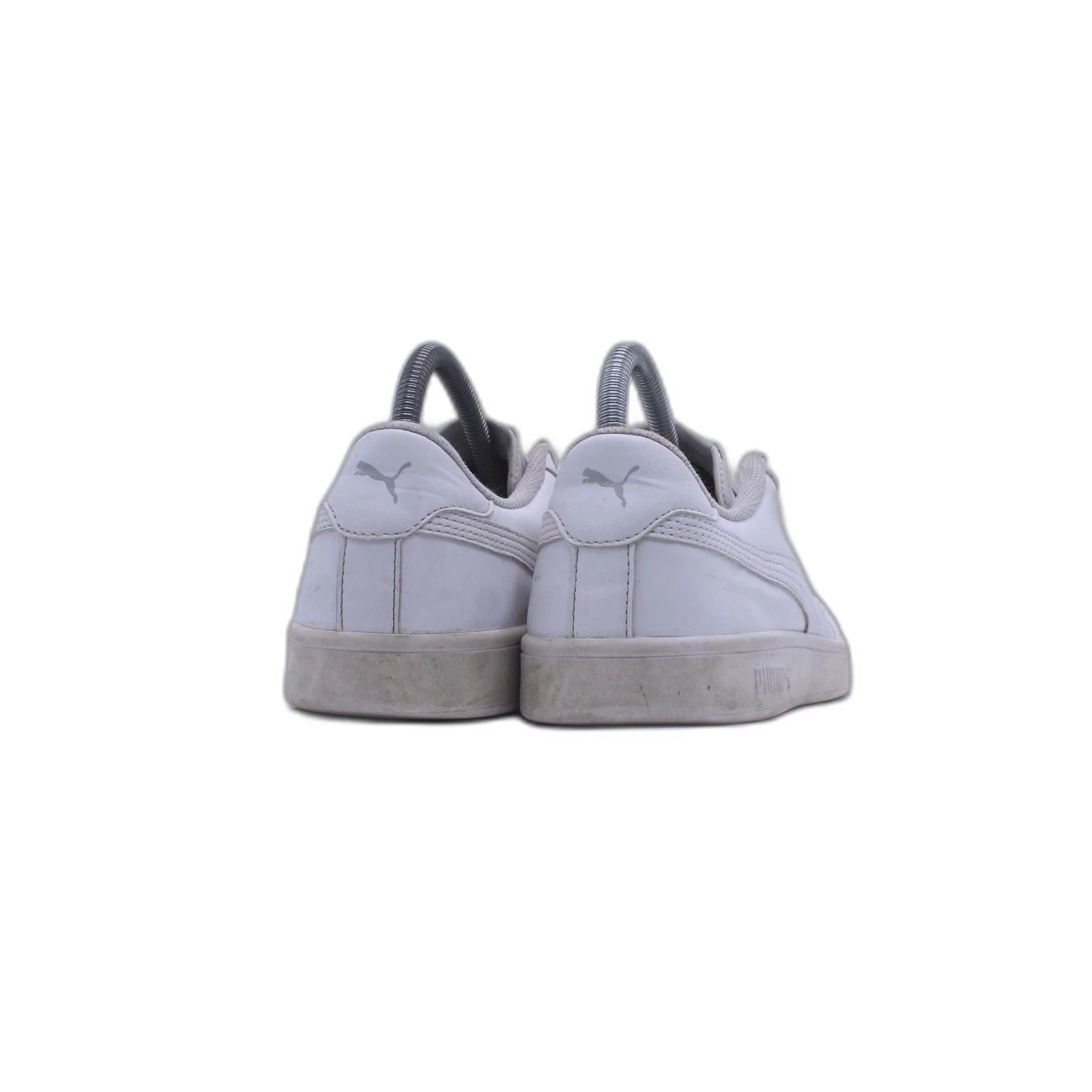 PUMA Smash V2 White Pickleball Tennis Athletic Casual Sneaker - Image 4
