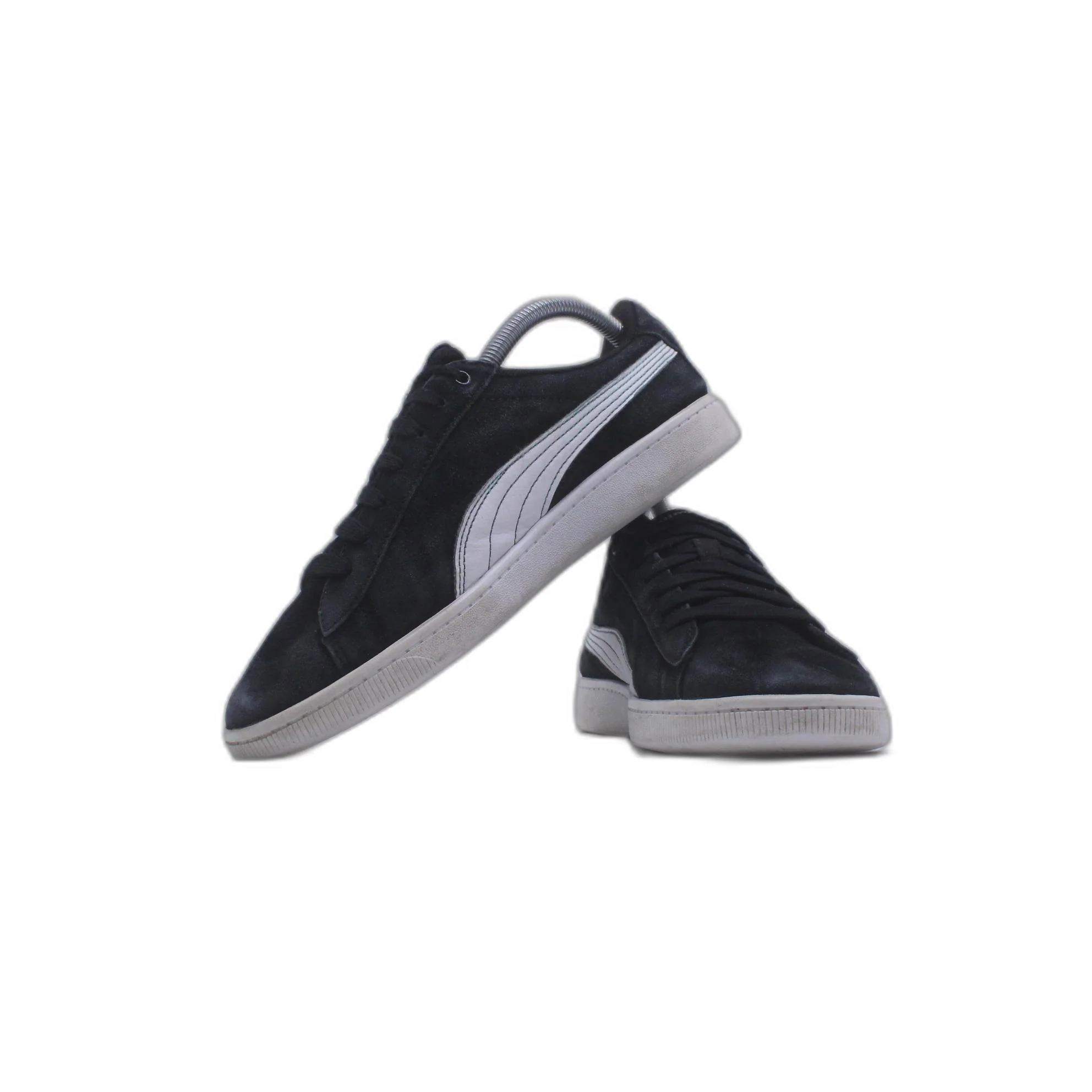 Puma Suede Black White Big Sean Leather Lace Up Mens Trainer - Image 5