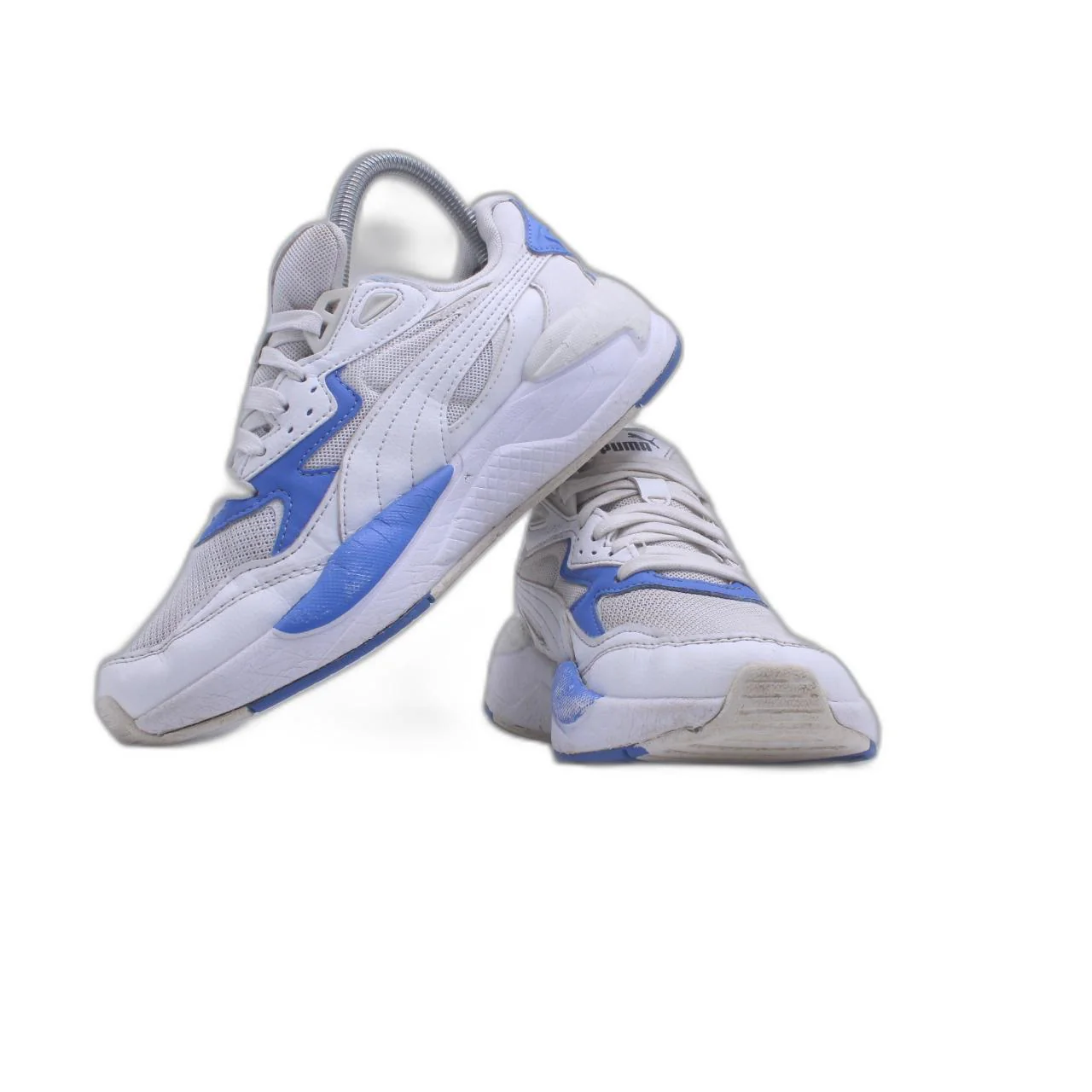 Puma XRay Speed Lace Up  Youth Boys White Sneaker - Image 5