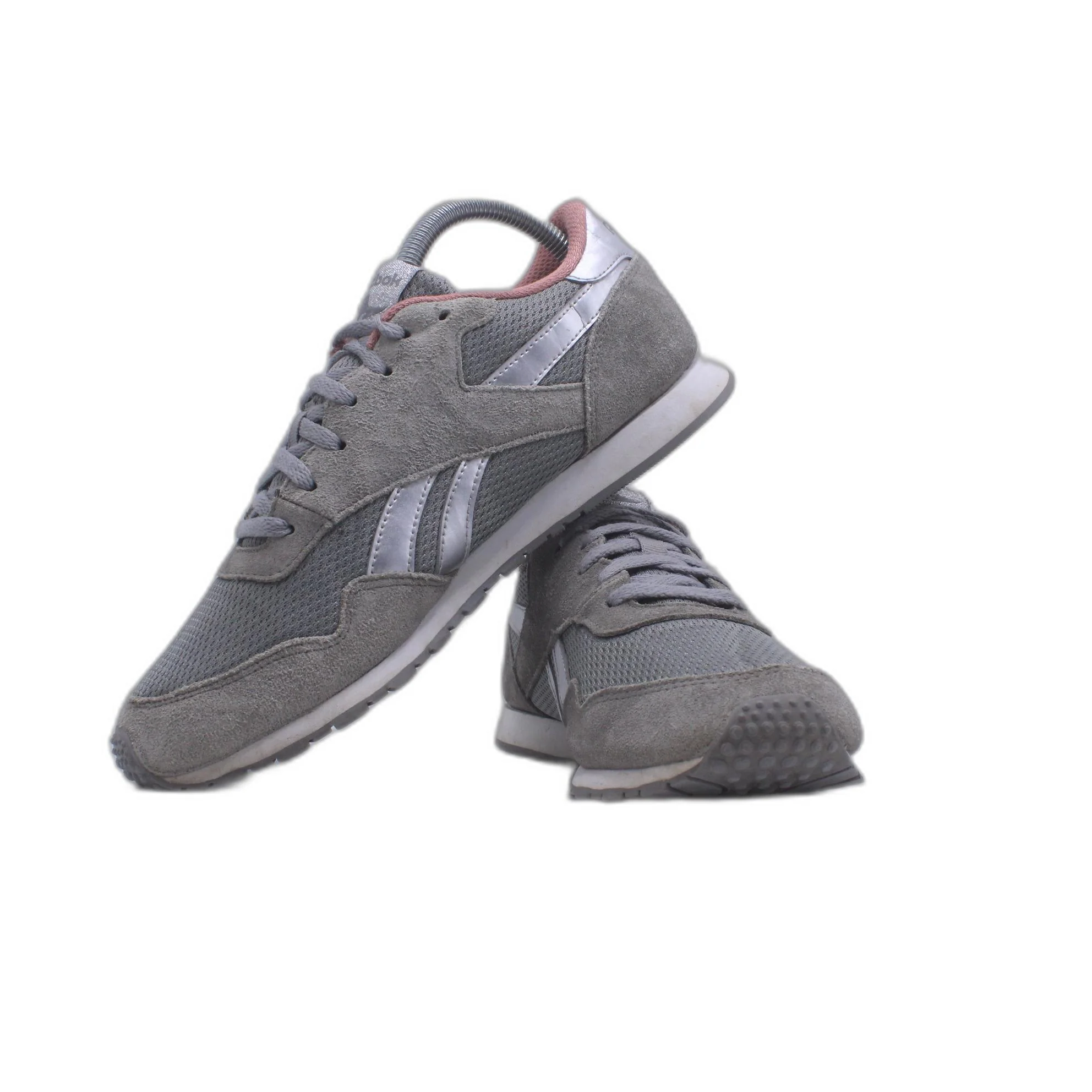 Reebok Classic RB 203 Gray Suede Leather Mesh Athletic Shoe - Image 5