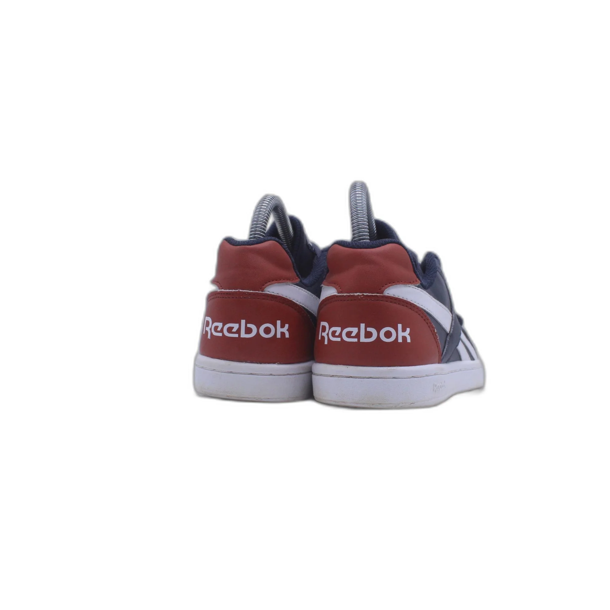 Reebok Court Retro Vector Navy Footwear White Grey Men - Image 4