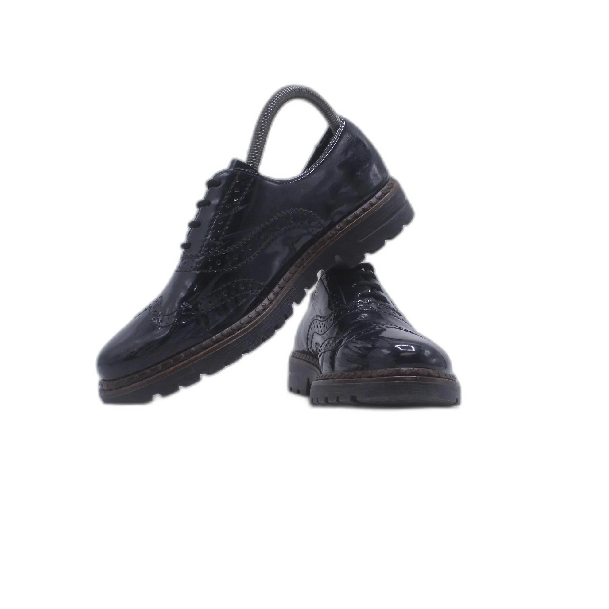 Rieker Black Formal Shoe - Image 5