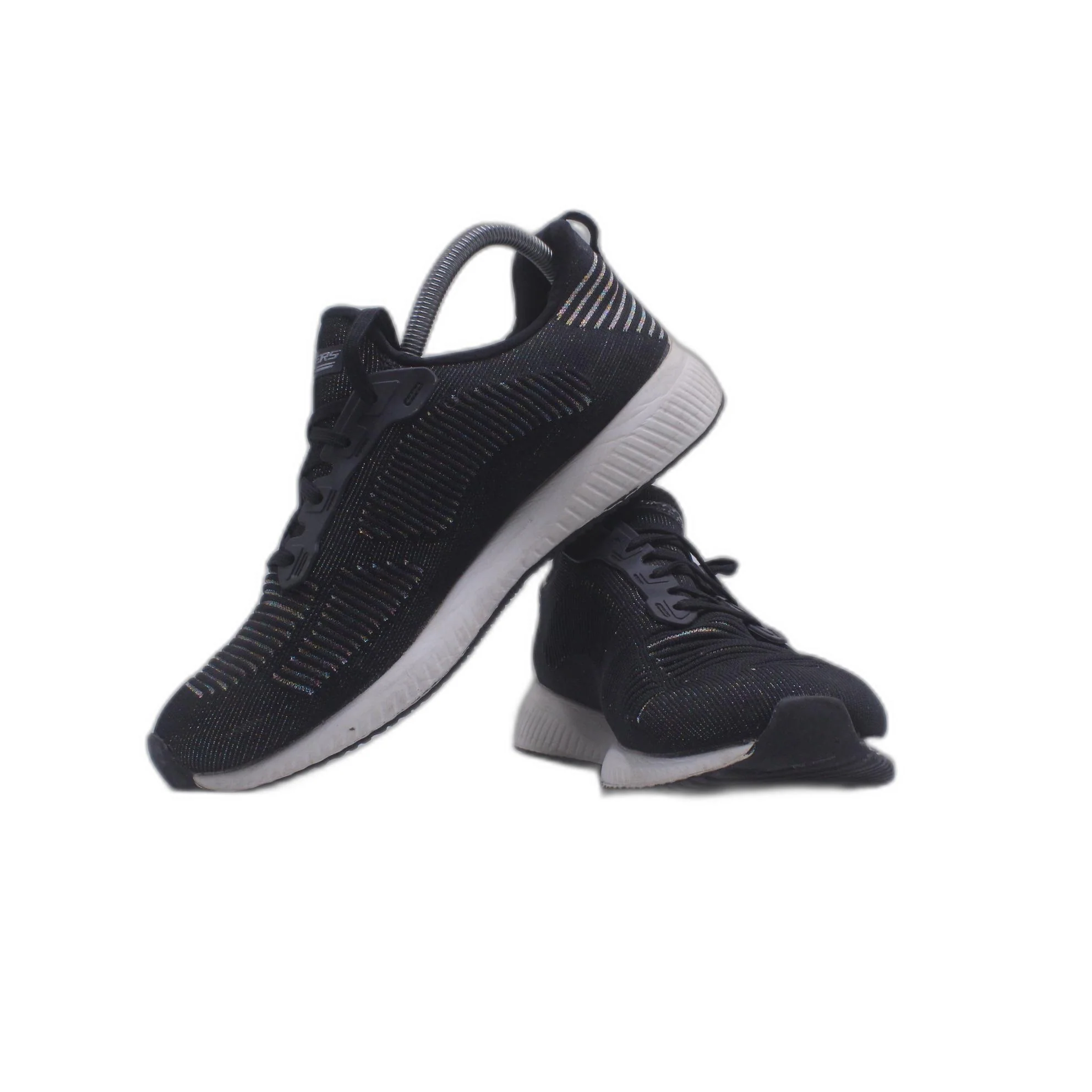 Skechers Bobs Squad Tough Talk Lace up Cushioned Trainer - Image 5