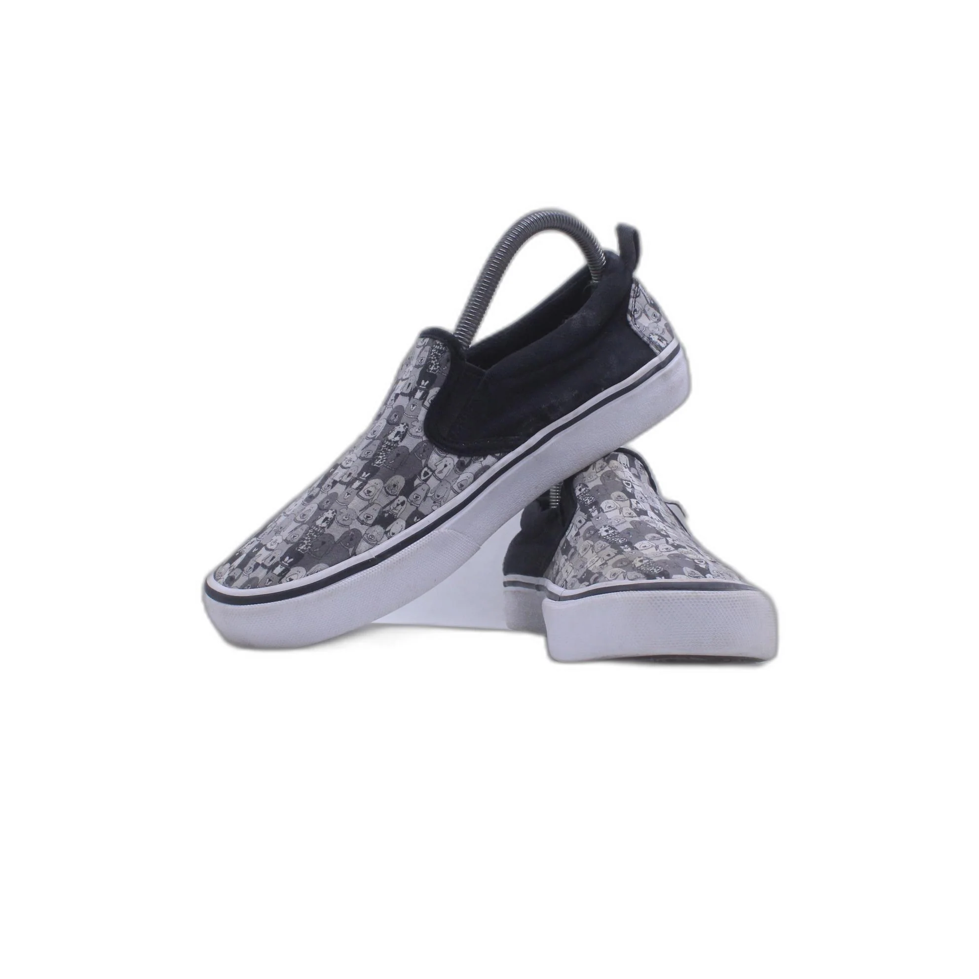 Skechers Bobs Women’s Marley Jr. Wag Swag Black/Gray Slip On Shoe - Image 5