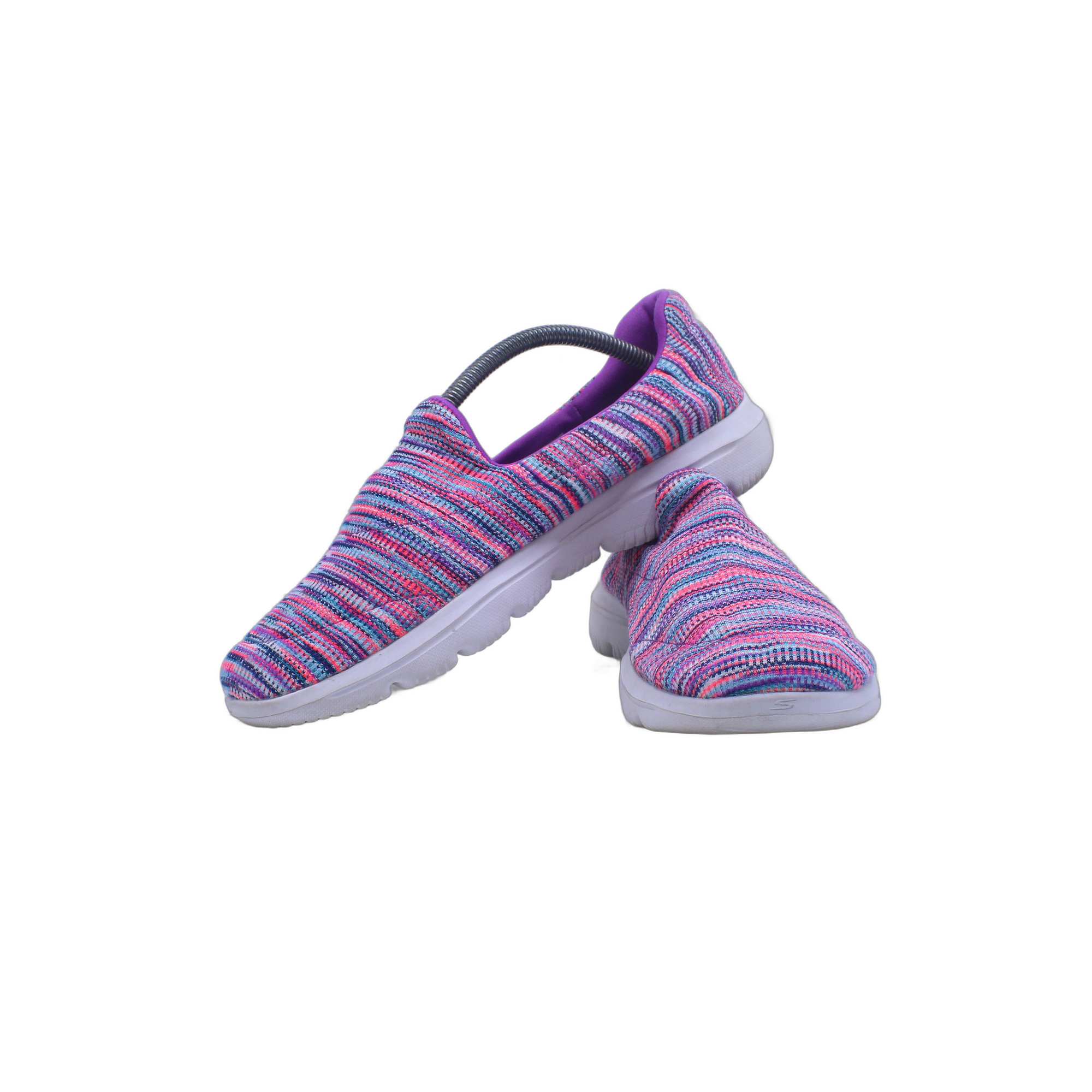 SKECHERS Go Walk 15759 Pink Purple Casual Shoe - Image 5