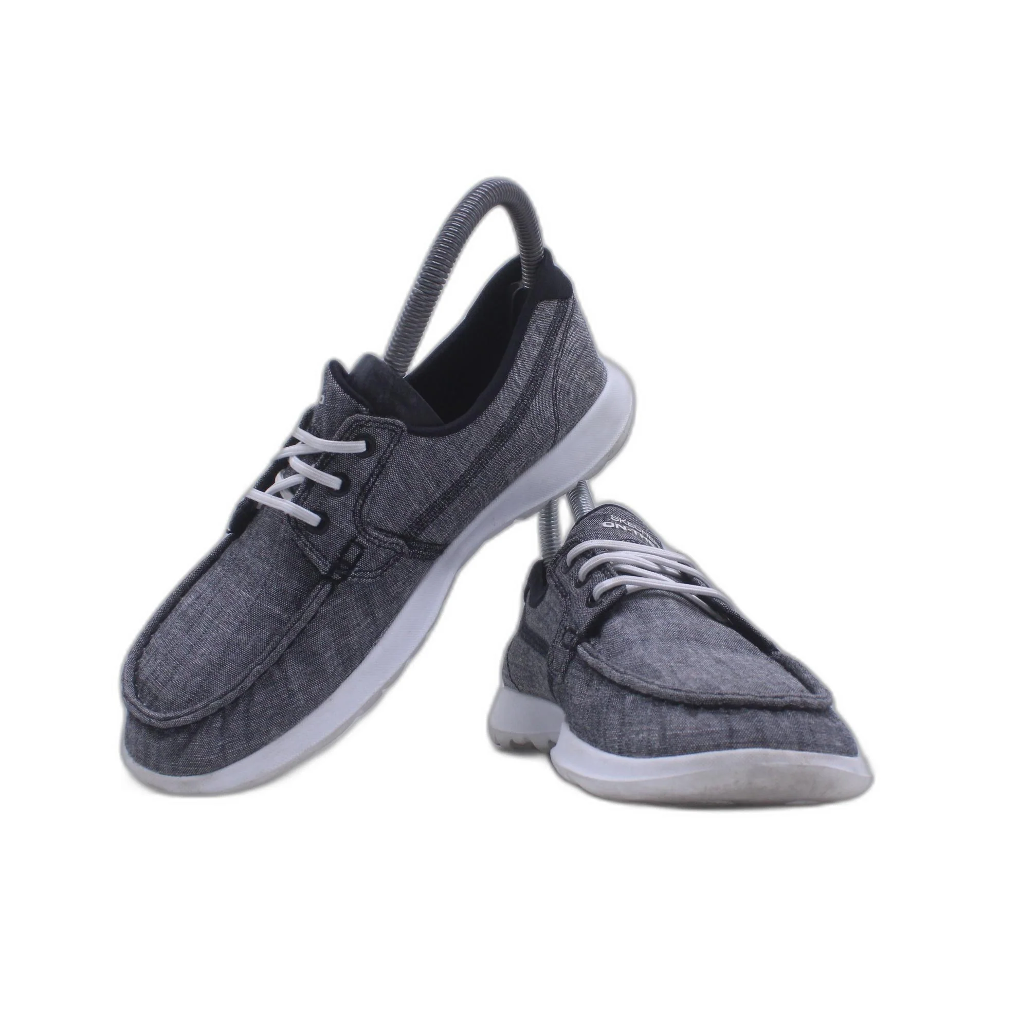 Skechers Go Walk Lite ISLA Black White Casual Boat Shoes - Image 3
