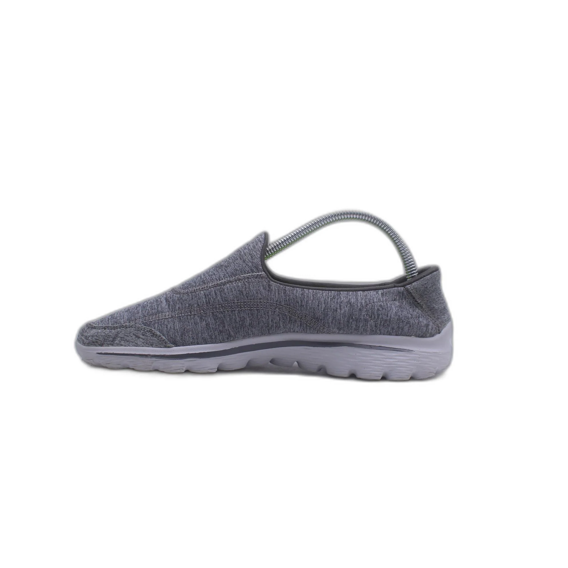 Skechers Go Walk Original Grey Slip On Casual Comfort Shoe - Image 2