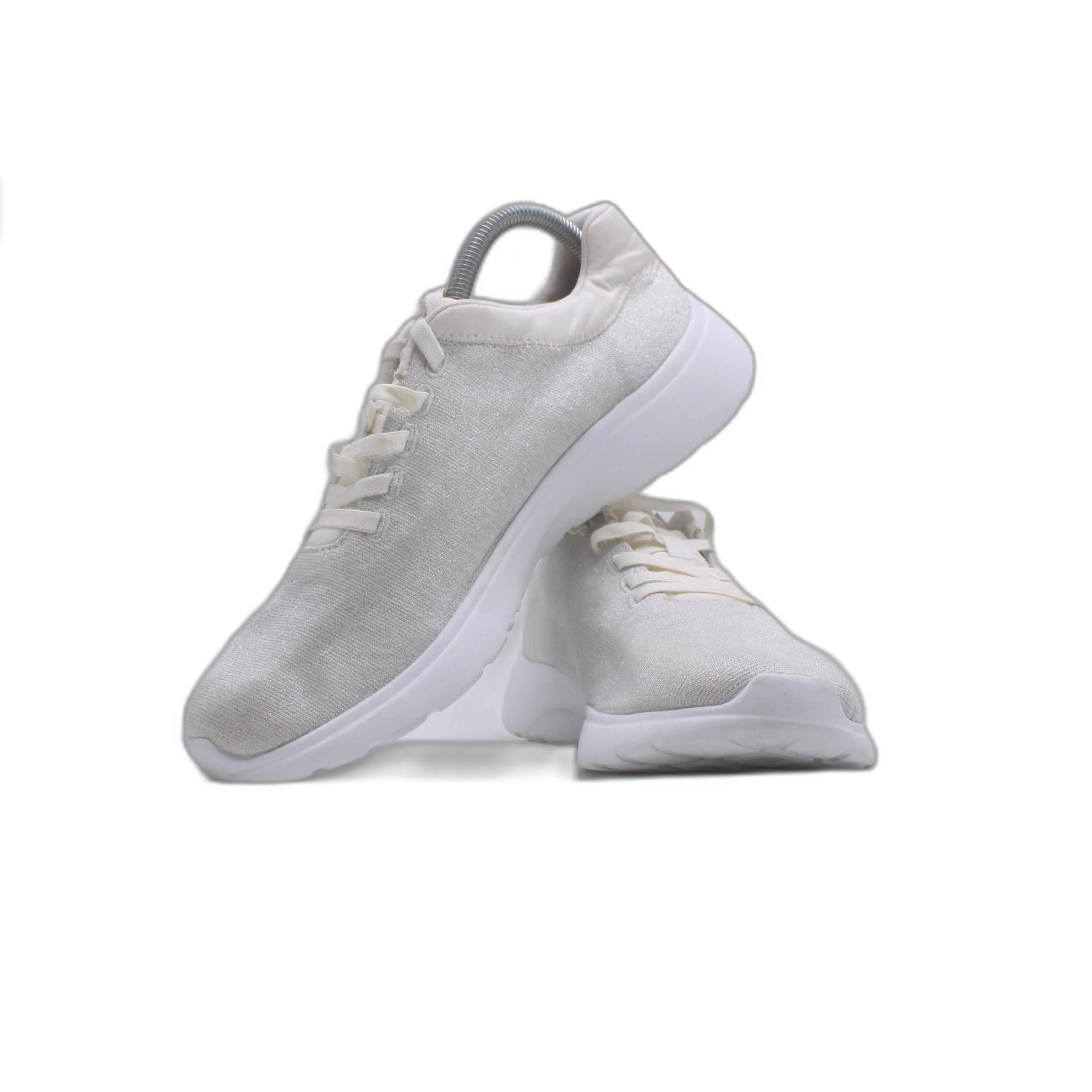 Skechers Go Walk Trainers White Model 15613 Soga Max Lace Up Shoe - Image 5