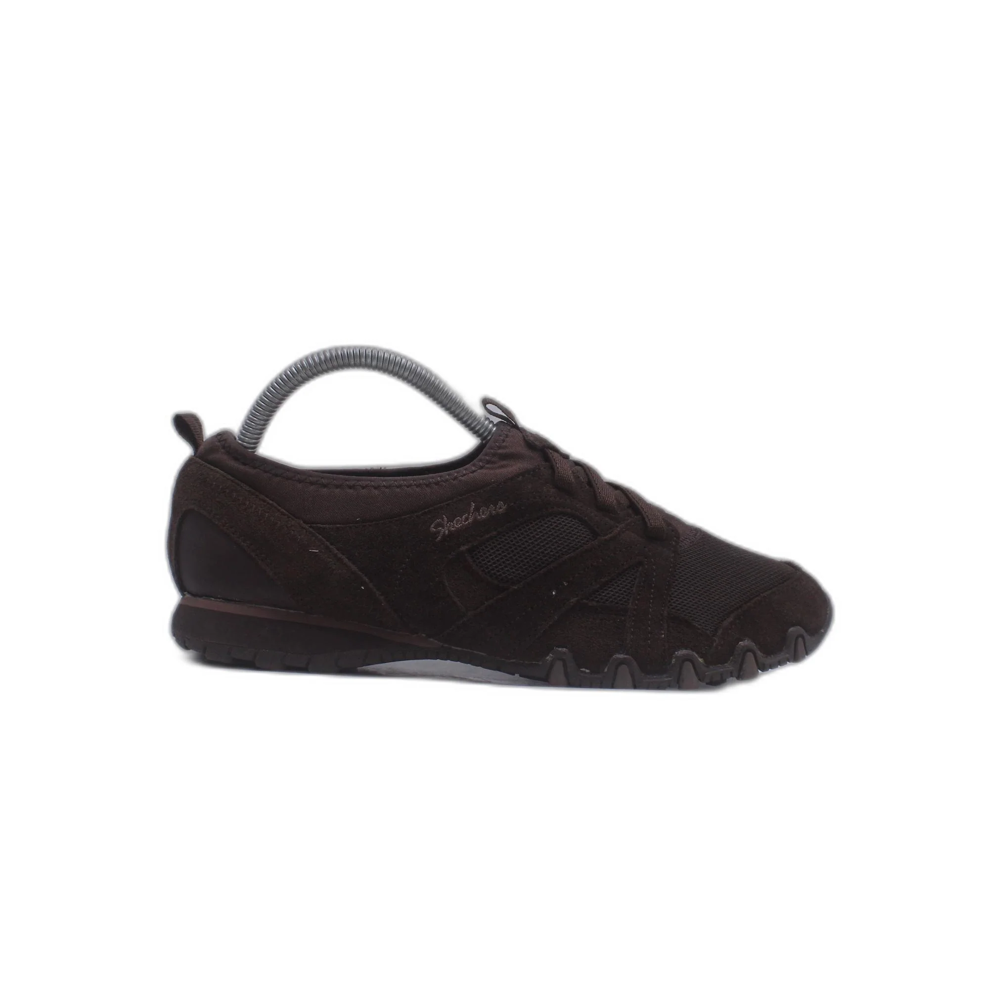 Skechers Womens Brown Suede Slip on Shoe