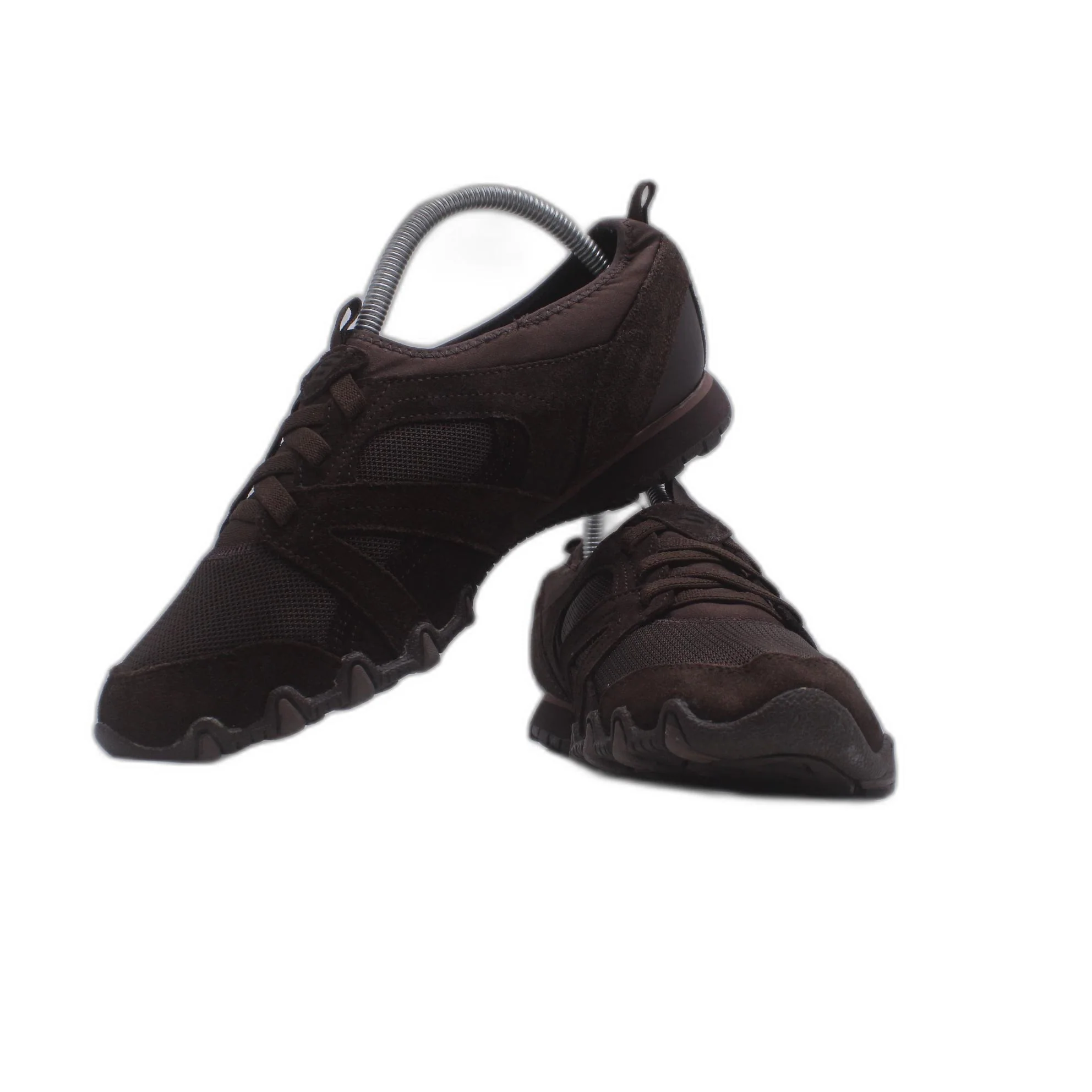 Skechers Womens Brown Suede Slip on Shoe - Image 5