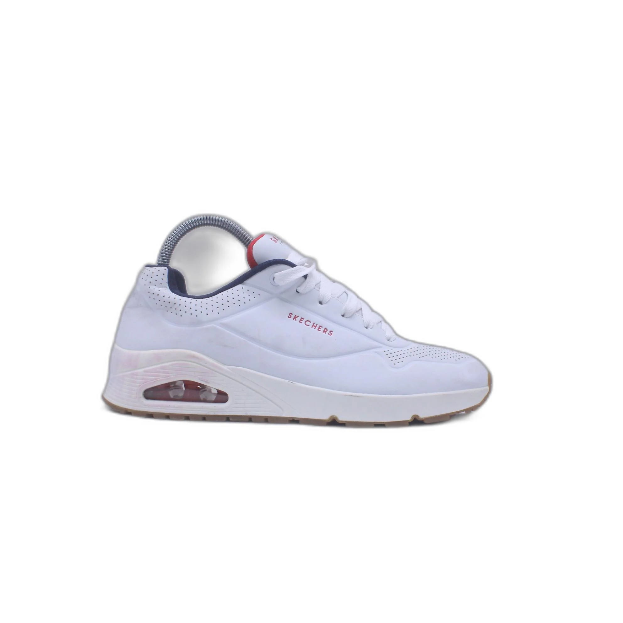 Skechers Womens Shimmer Away White Fashion Sneaker