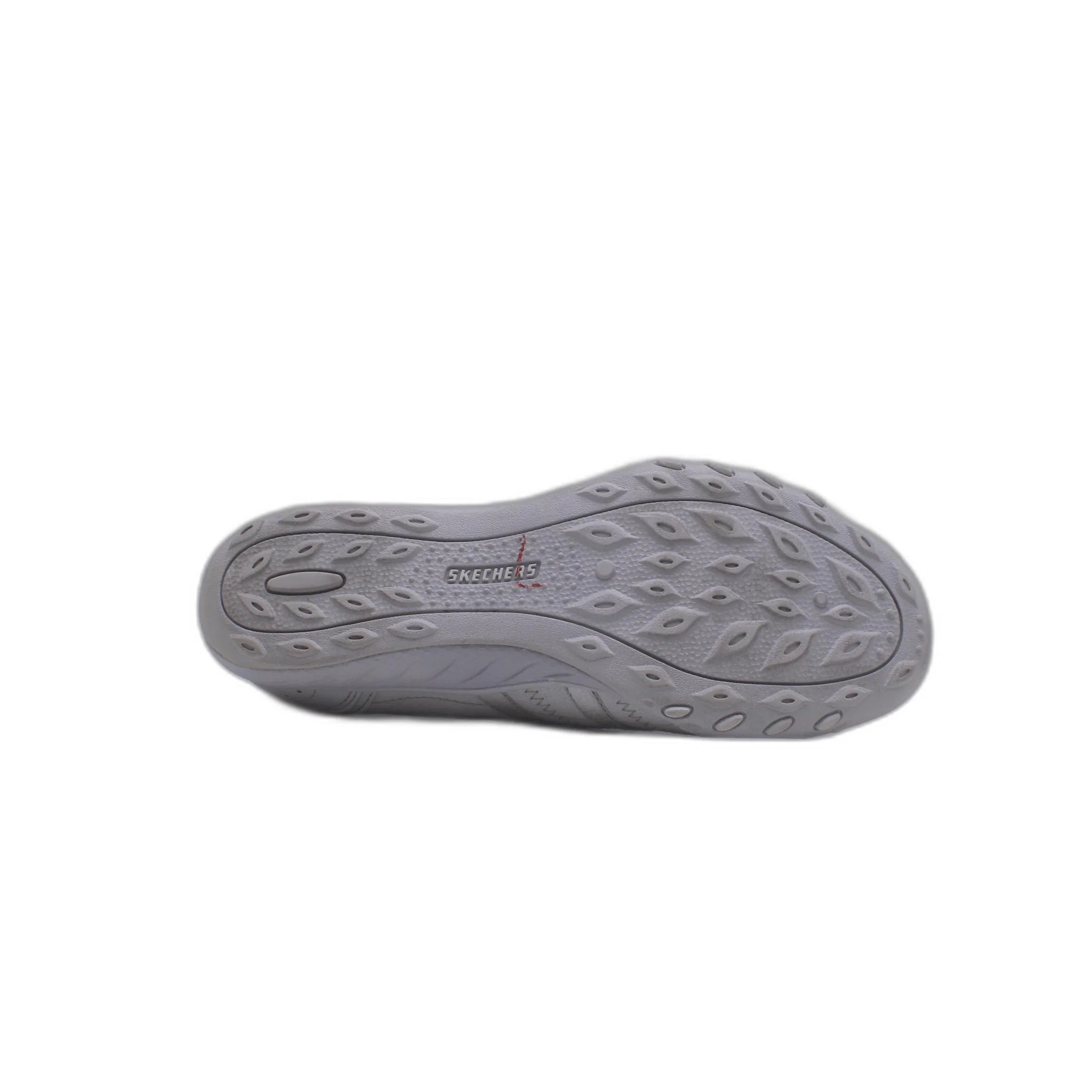 Sketchers Breathe Easy Metallic Gray Relaxed Fit Comfort Shoe - Image 3
