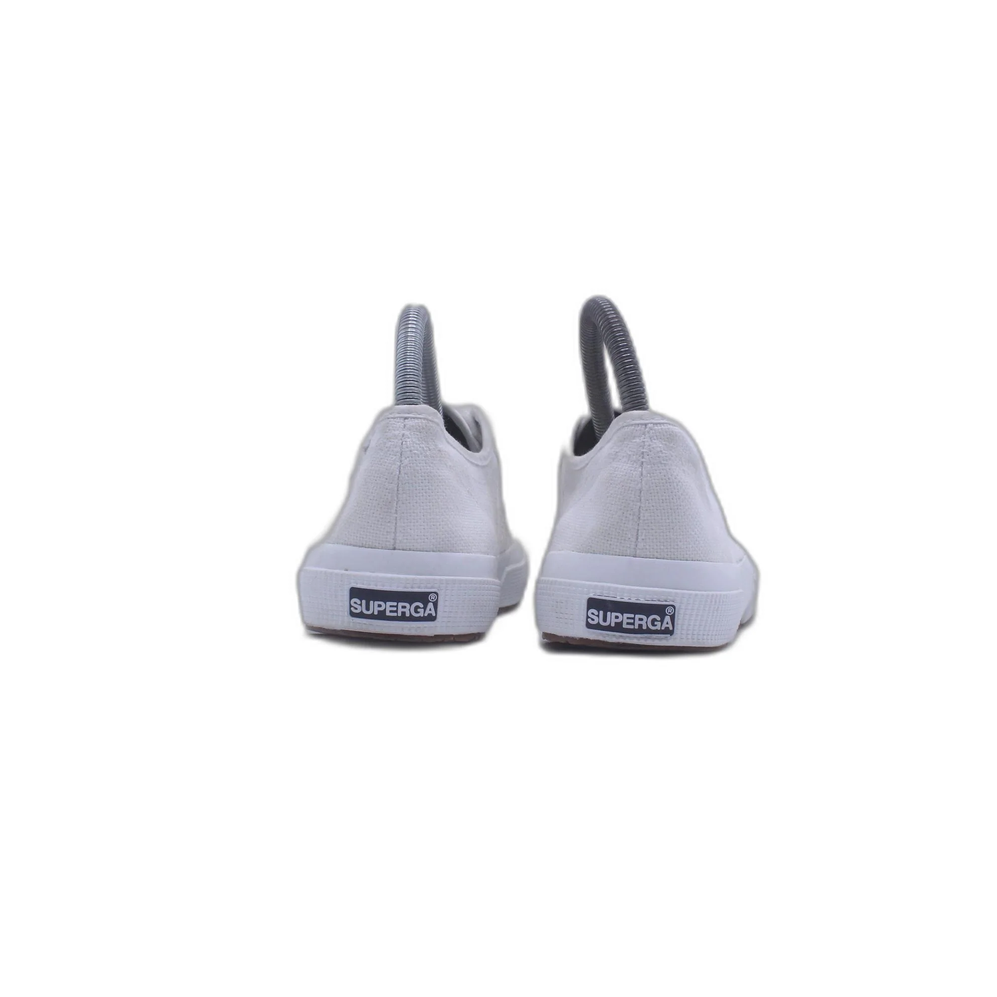 Superga Classic White Low Top Casual Shoe - Image 4