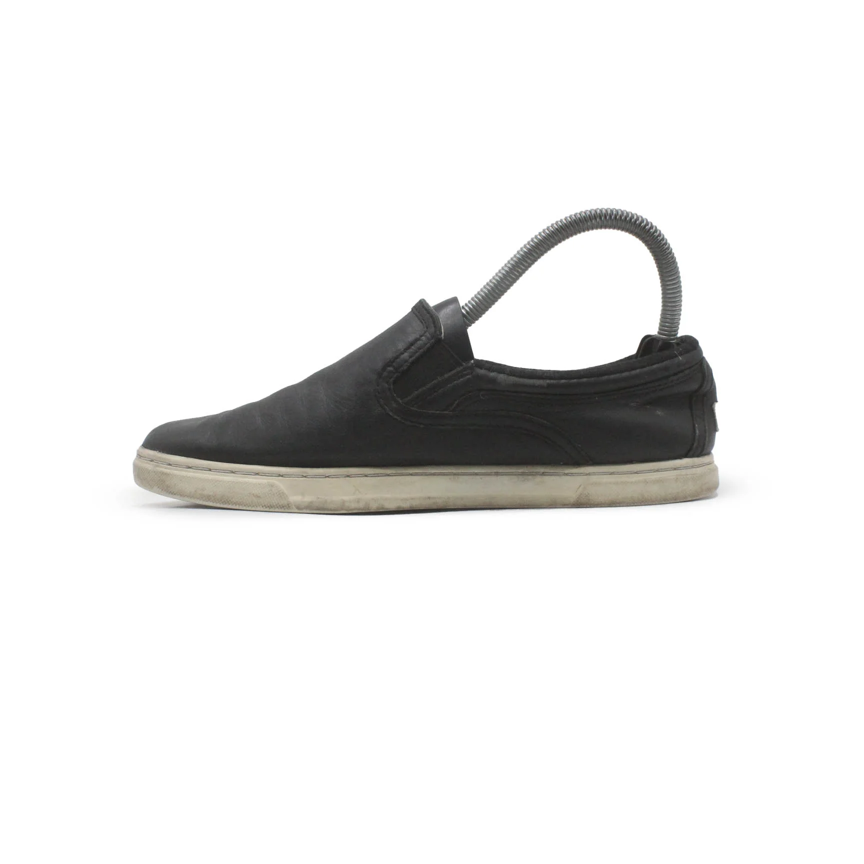 UGG Tobin Black Leather Slip On - Image 3