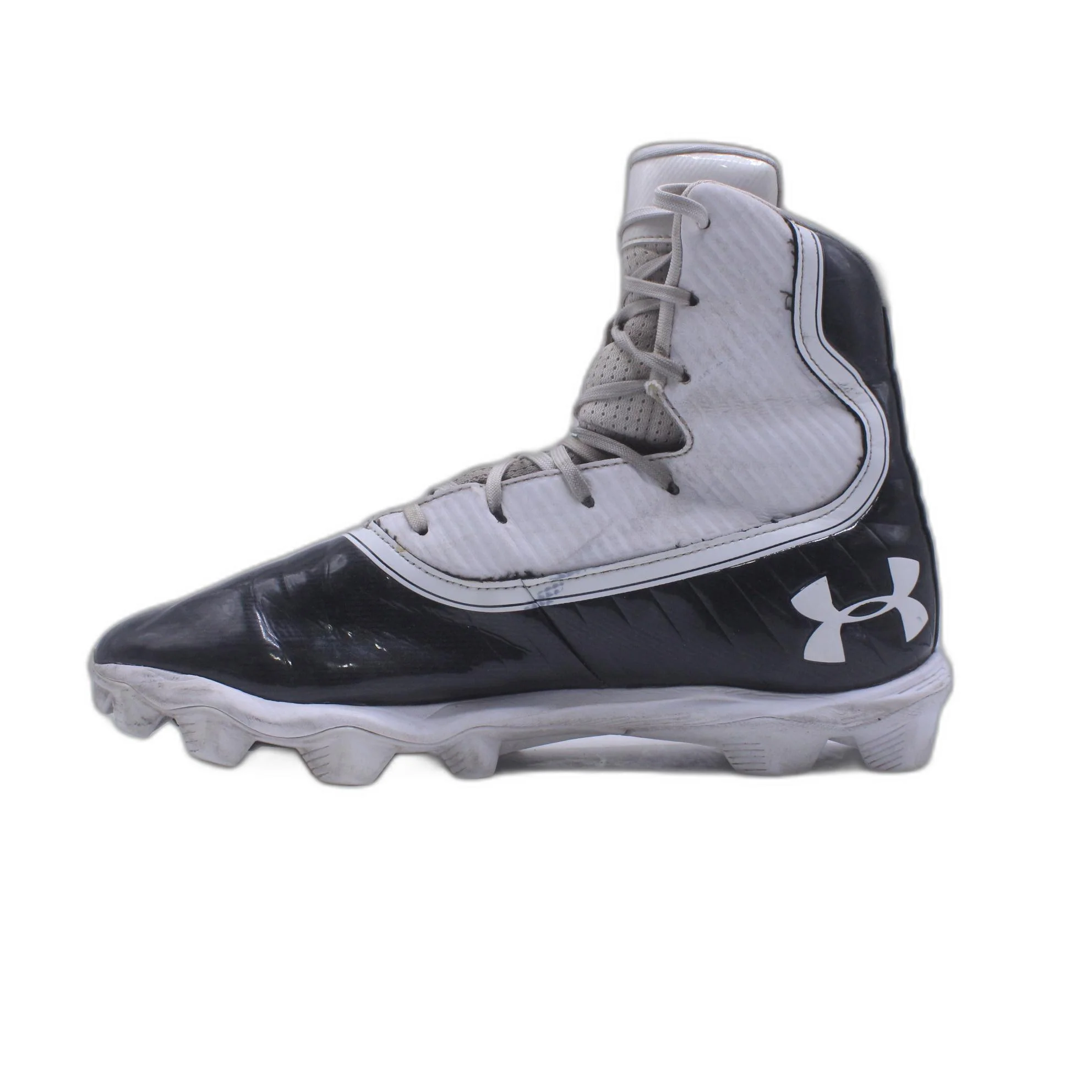 Under Armour Highlight RM Mens Football Cleats 3021197-003 Black/White - Image 2