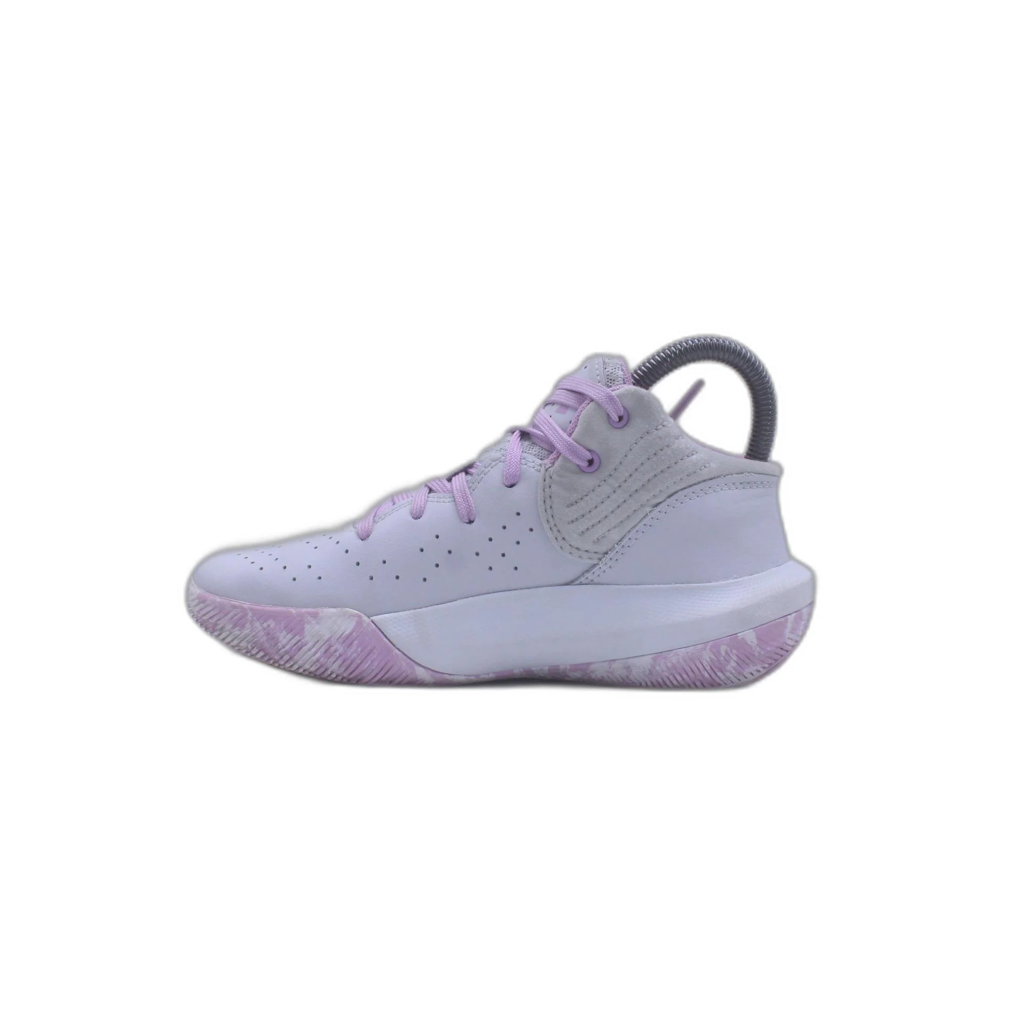 Under Armour Jet 21 3024794-104 Gray Basketball Shoe - Image 2