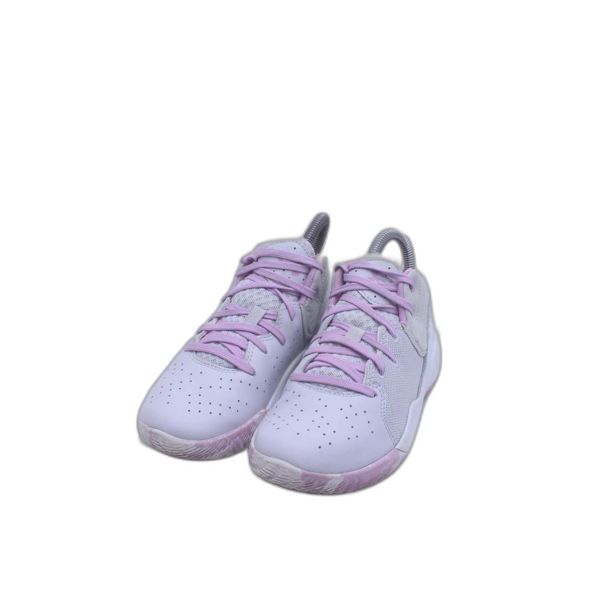 Under Armour Jet 21 3024794-104 Gray Basketball Shoe - Image 5