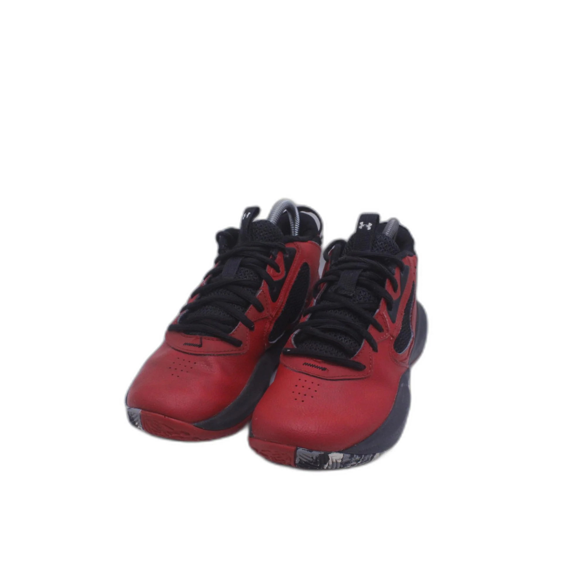 Under Armour Men's Lockdown 6 Red Black Basketball Shoe - Image 5