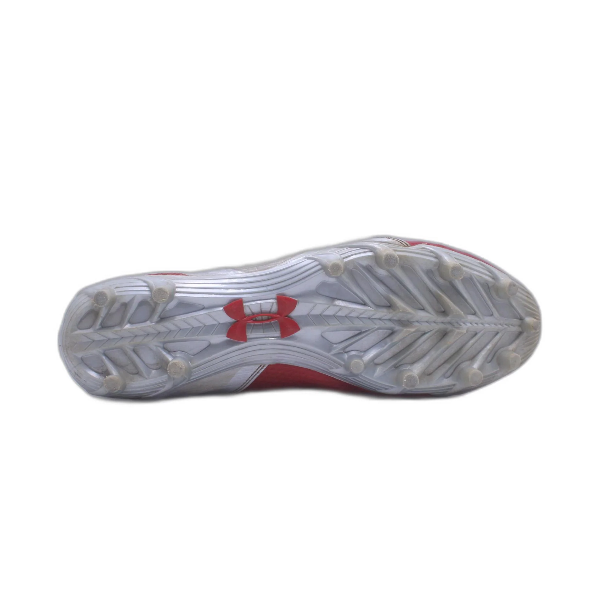 Under Armour UA Nitro Low MC White/Red Men's Football Cleats - Image 5