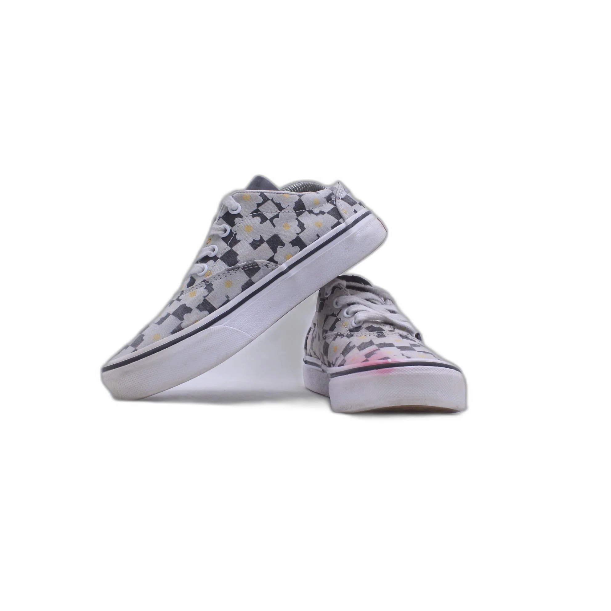 Vans Sk8-Hi Gray Pink Faux Fur Trim Shoe - Image 5